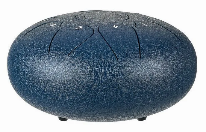 Thomann Tongue Drum 10" navy blue, vue de face, photo 2