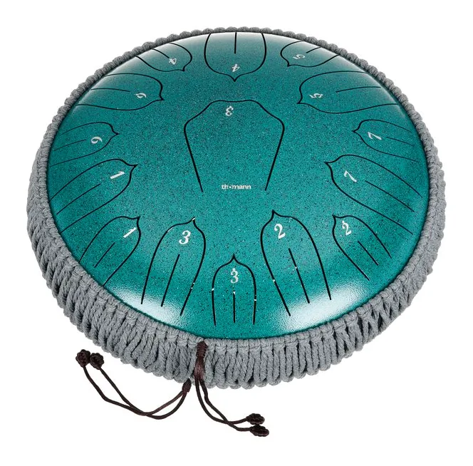 Thomann Tongue Drum 12" Lotus M, vue de près, de face