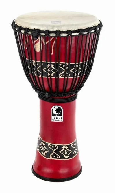 Toca 12" Synergy Freestyle Djembe, de face sur fond neutre