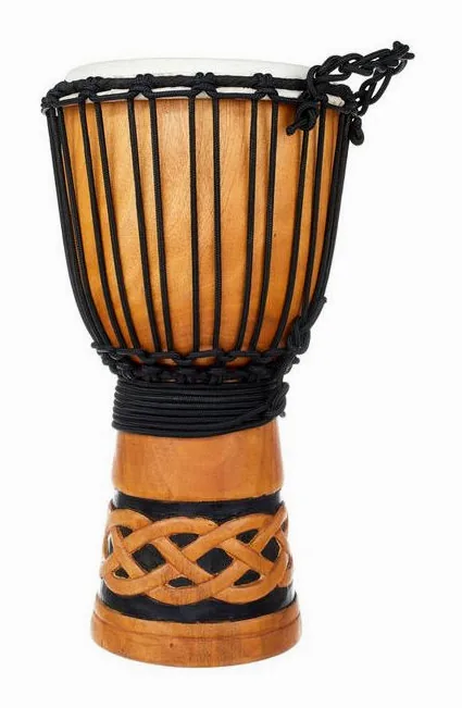 Toca 8" Origins Wood Djembe CK, vue de trois quarts, photo 2