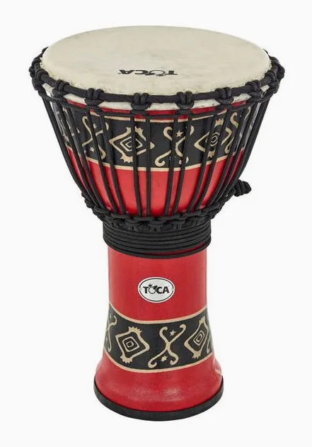 Toca SFDJ-9RP 9" Freestyle Djembe, sur fond neutre