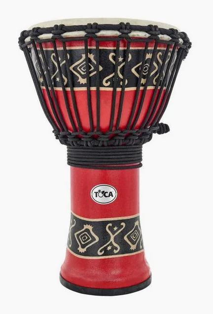 Toca SFDJ-9RP 9" Freestyle Djembe, vue de trois quarts, photo 3
