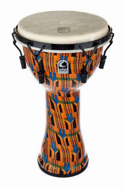 Toca SFDMX-10K 10" Freestyle Djembe, vue de près, de face
