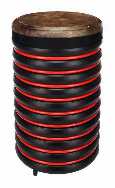 Trommus D3u Percussion Drum Hight, de face sur fond neutre
