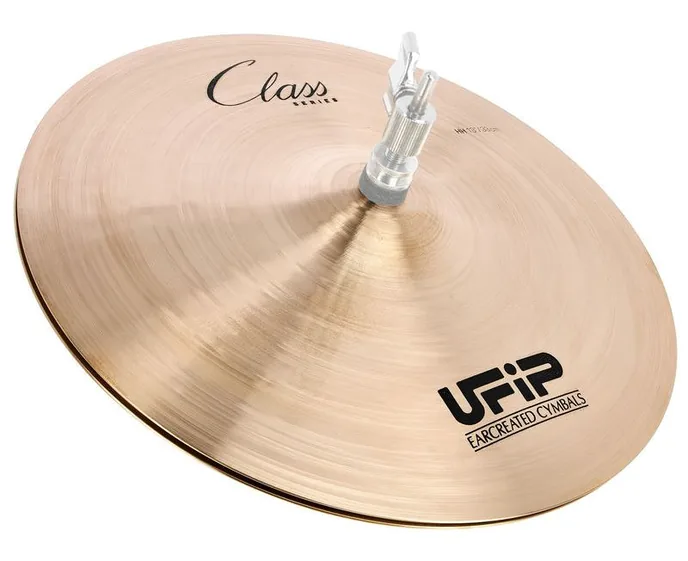 Ufip 13" Class Series Hi-Hat Medium, vue de près, de face