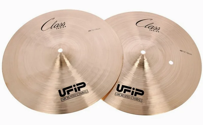 Ufip 13" Class Series Hi-Hat Medium, sur fond neutre, photo 2