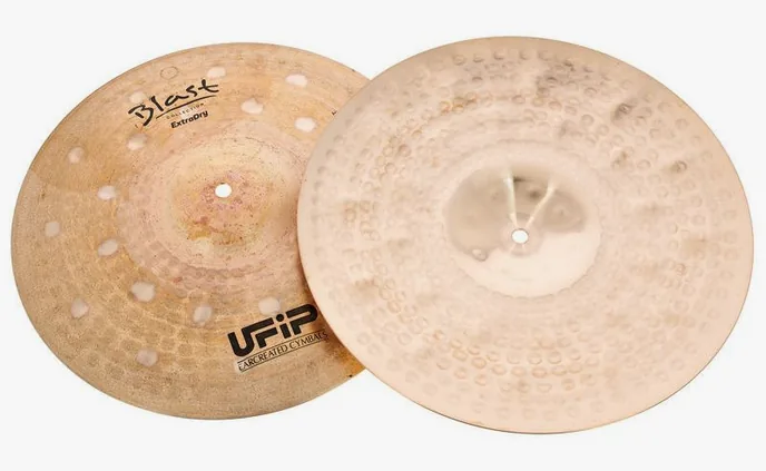 Ufip 14" Blast Extra Dry Hi-Hat, vue de dessus, photo 3