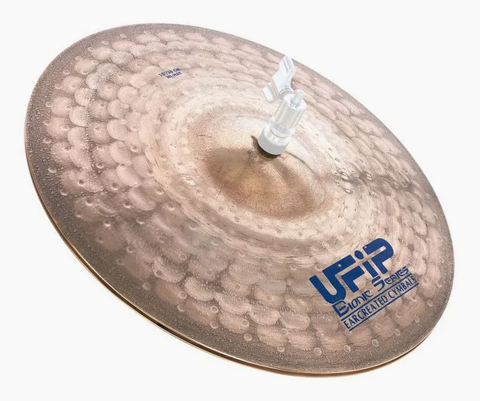Ufip 15" Bionic Series Hi-Hat, vue de près, de face