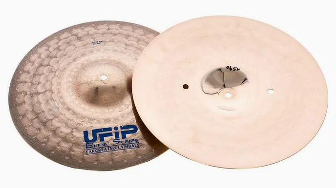 Ufip 15" Bionic Series Hi-Hat, vue de face, photo 3