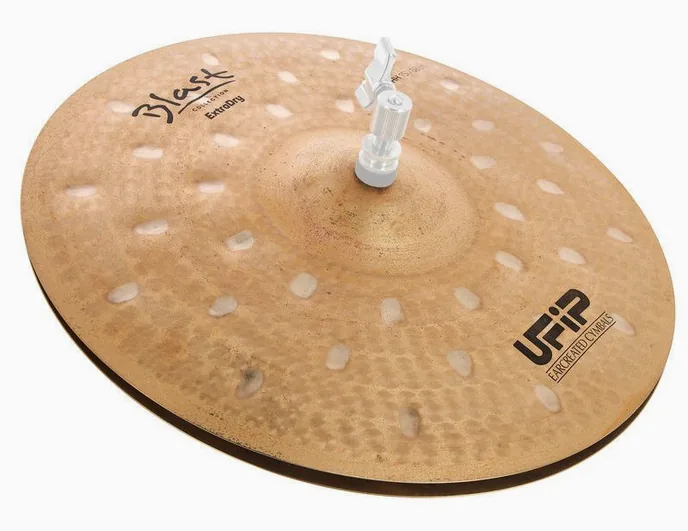 Ufip 15" Blast Extra Dry Hi-Hat, vue de face