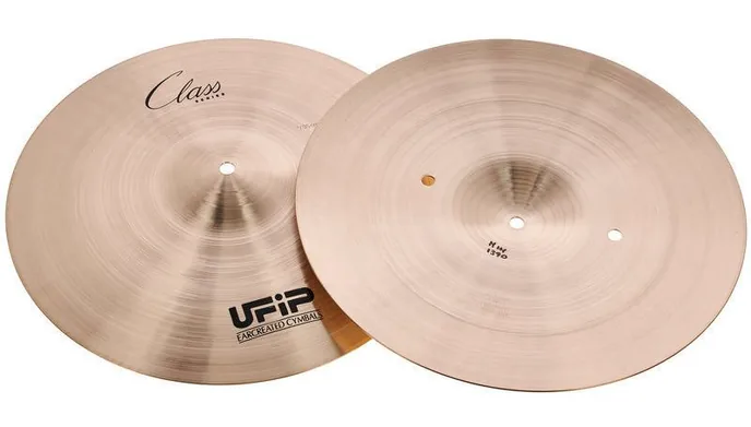 Ufip 15" Class Series Hi-Hat Medium, vue de profil, photo 3
