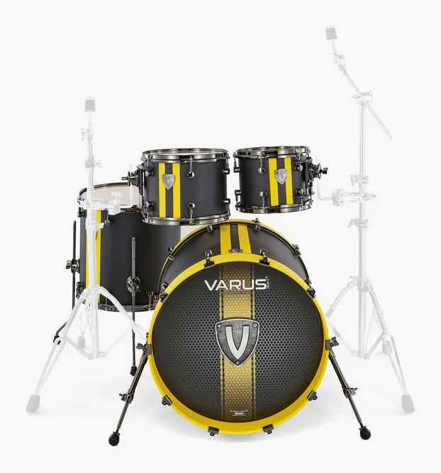 Varus Deluxe Maple Set Matte Black, vue de dessus, photo 2