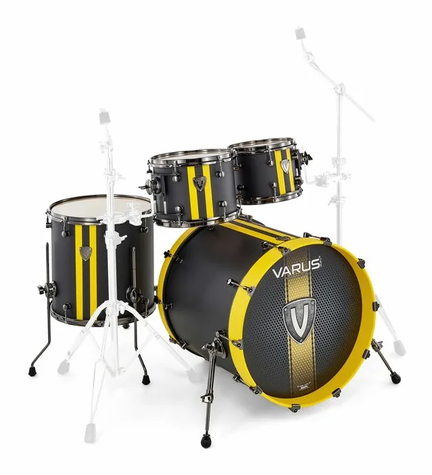 Varus Deluxe Maple Set Matte Black, vue de dessus, photo 3