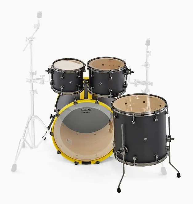 Varus Deluxe Maple Set Matte Black, vue de face, photo 4