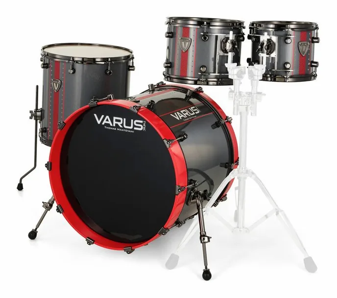 Varus Morpheus Deluxe Gray Red Set, vue de face