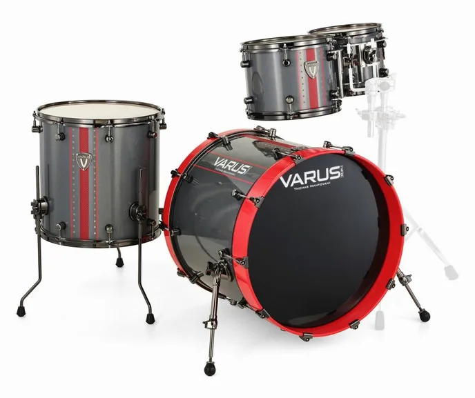 Varus Morpheus Deluxe Gray Red Set, vue de profil, photo 3