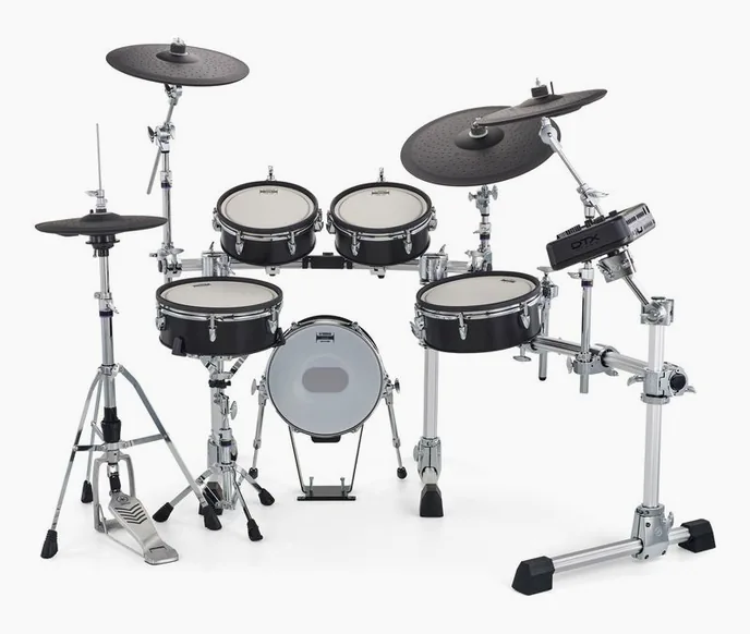 Yamaha DTX10K-X Black Forest, sur fond neutre, photo 4