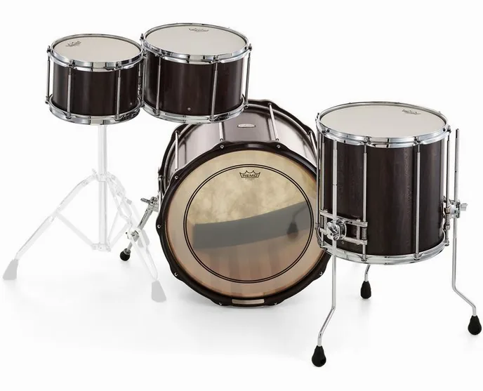 Zebra Drums Studio London Plane Tree Set, vue de trois quarts, photo 4