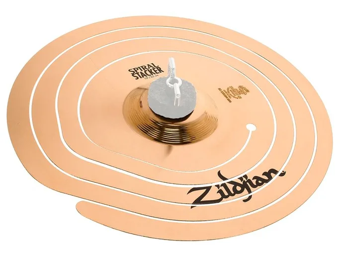 Zildjian 10" FX Spiral Stacker, de face sur fond neutre