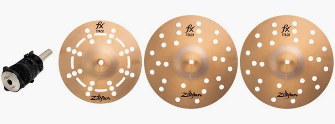 Zildjian 10" FX Stack Cymbals, vue de dessus, photo 2