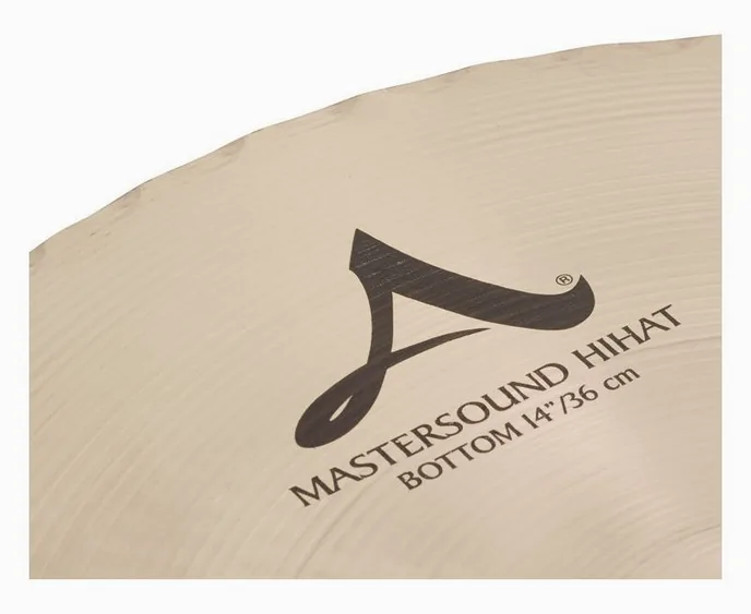 Zildjian 14" A-Series Mastersound HiHat, vue de profil, photo 3