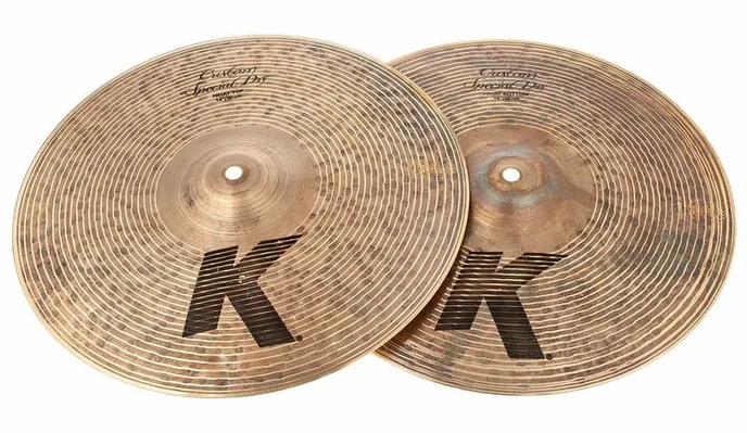 Zildjian 14" K Custom Special Dry Hats, vue de dessus, photo 2