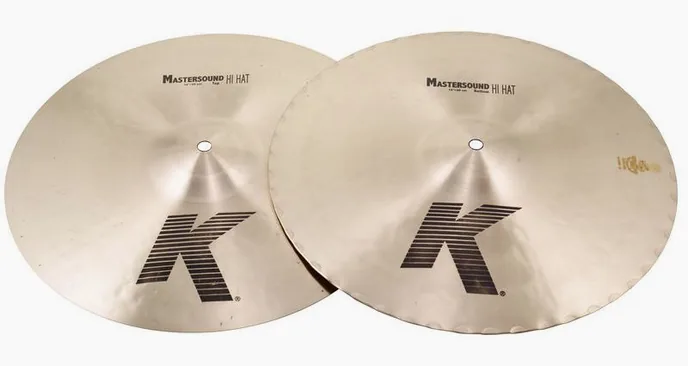 Zildjian 14" K-Series Mastersound HH, de face sur fond neutre
