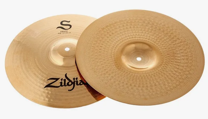 Zildjian 14" S Series Medium Hi-Hat, vue de face, photo 3