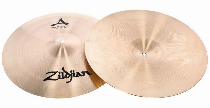 Zildjian 15" A-Series New Beat Hi-Hat, vue de dessus, photo 3