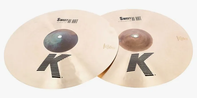 Zildjian 15" K Sweet Hats, vue de près, photo 2