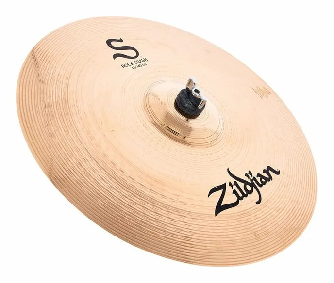 Zildjian 16" S Series Rock Crash, de face sur fond neutre
