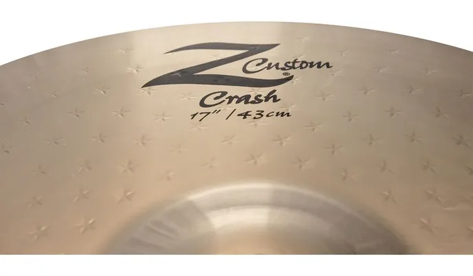 Zildjian 17" Z Custom Crash, vue de dessus, photo 4