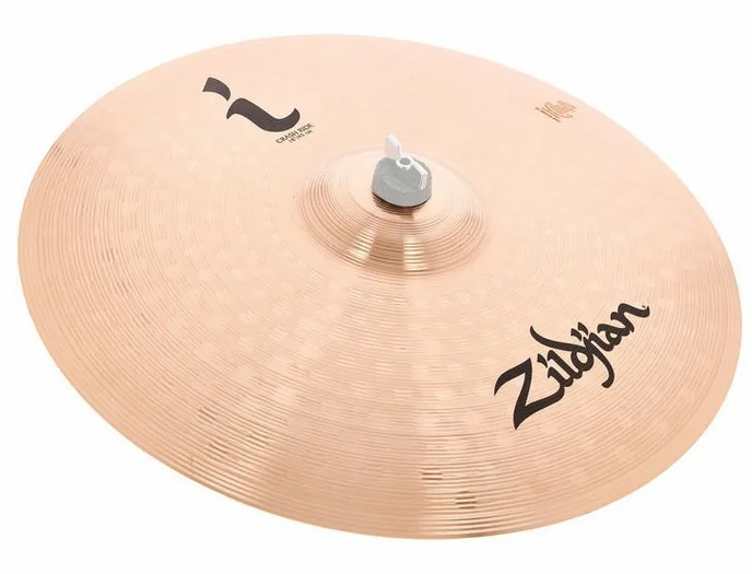 Zildjian 18" I Family Crash Ride, de face sur fond neutre