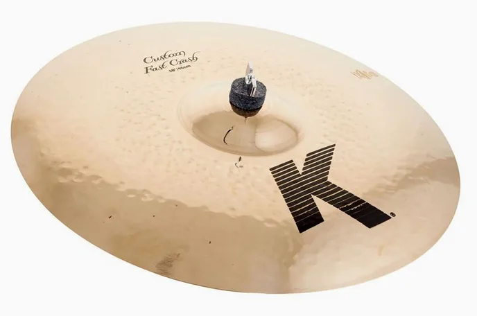 Zildjian 18" K-Custom Fast Crash, vue de face
