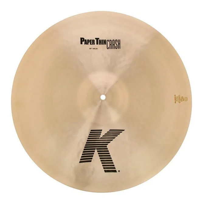 Zildjian 19" K-Series Paper Thin Crash, vue de profil, photo 2