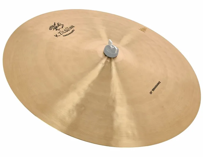 Zildjian 20" K Const. Renaissance Ride, de face sur fond neutre