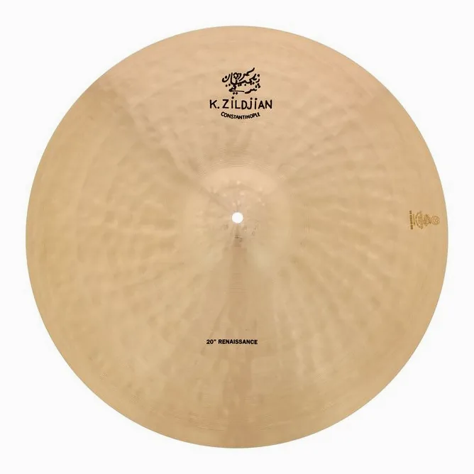 Zildjian 20" K Const. Renaissance Ride, sur fond neutre, photo 2