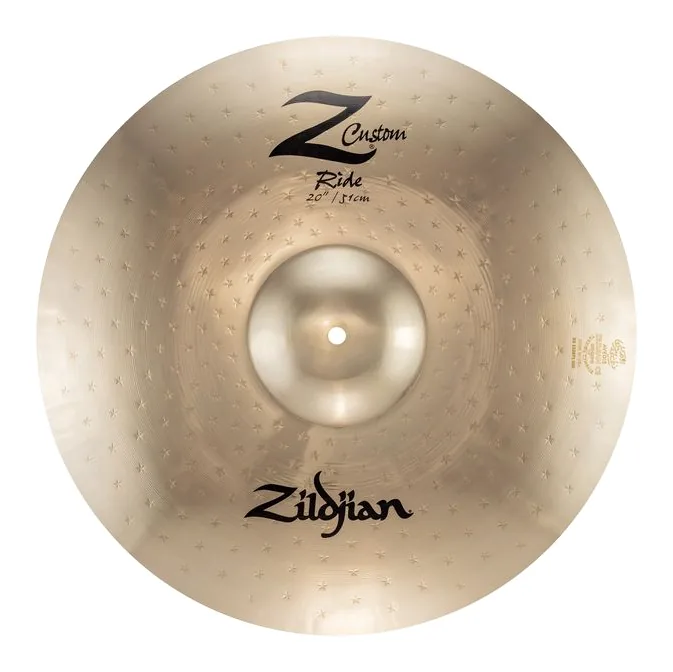 Zildjian 20" Z Custom Ride brilliant, sur fond neutre, photo 2