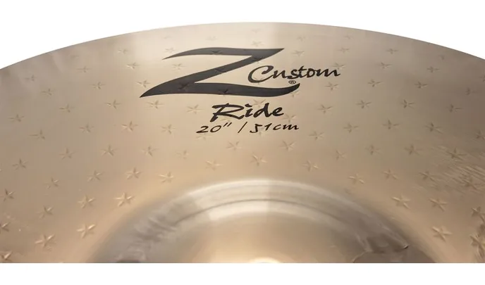 Zildjian 20" Z Custom Ride brilliant, sur fond neutre, photo 4