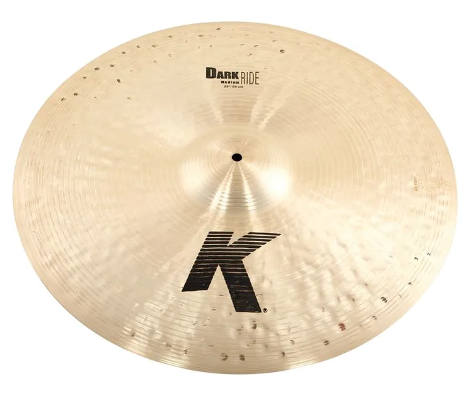 Zildjian 22" K-Series Dark Medium Ride, vue de profil, photo 2