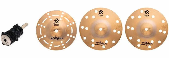 Zildjian 8" FX Stack Cymbals, sur fond neutre