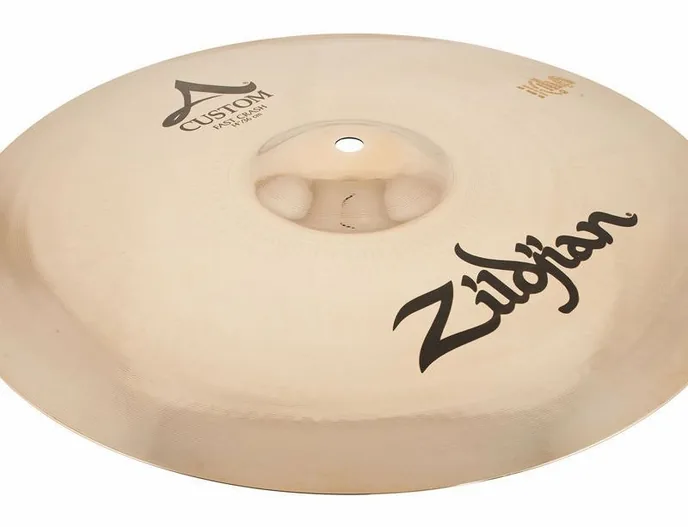 Zildjian 14" A-Custom Fast Crash, vue de trois quarts, photo 3
