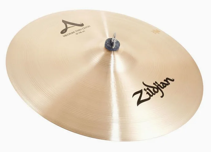 Zildjian 19" A-Series Medium Thin Crash, sur fond neutre