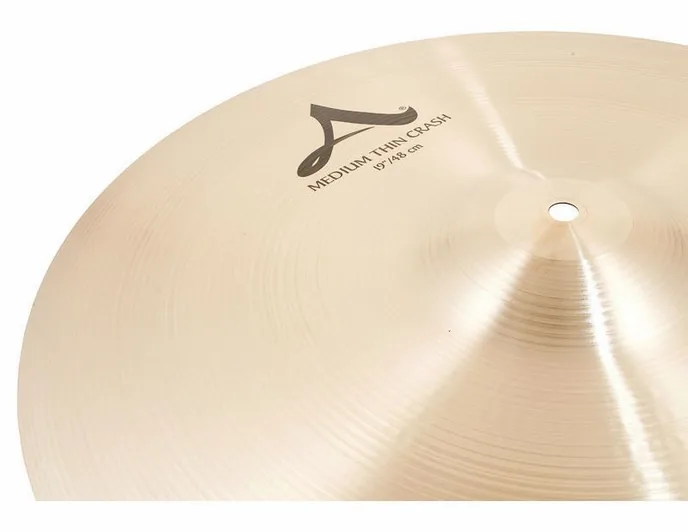 Zildjian 19" A-Series Medium Thin Crash, vue de trois quarts, photo 4