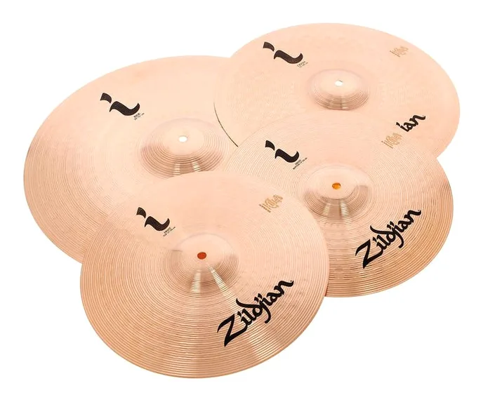 Zildjian I Family Standard Cymbal Set, vue de près, de face