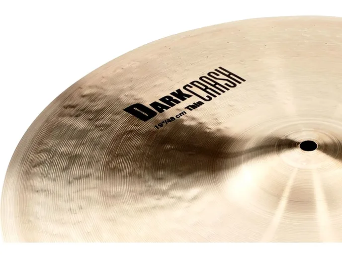Zildjian 19" K-Series Dark Crash Thin, vue de dessus, photo 3