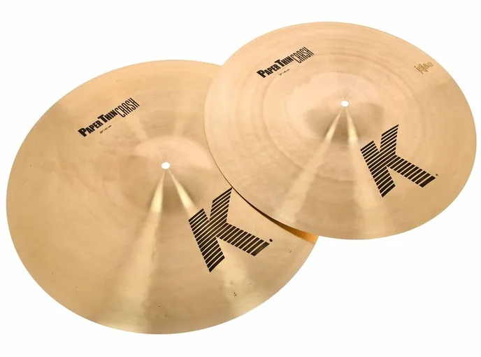 Zildjian K Series Paper Thin Crash Set, de face sur fond neutre