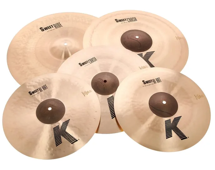 Zildjian K Sweet Cymbal Pack, sur fond neutre