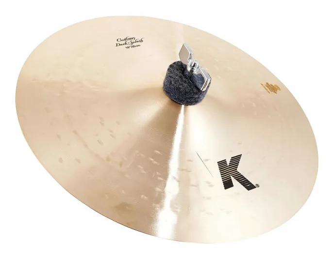 Zildjian 10" K-Custom Dark Splash, de face sur fond neutre