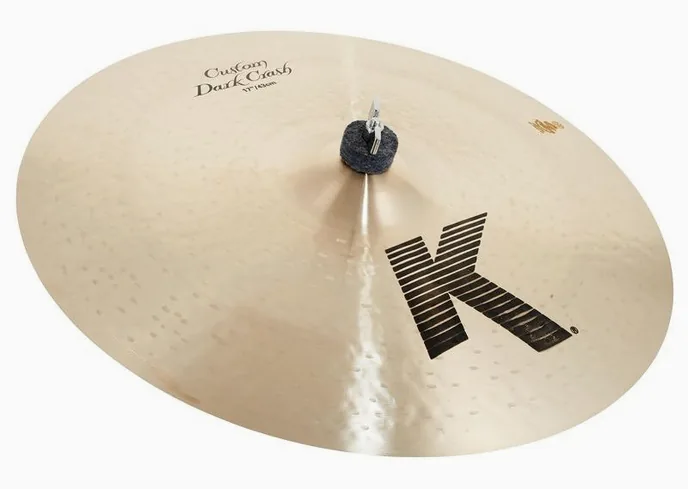 Zildjian 17" K-Custom Dark Crash, vue de près, de face